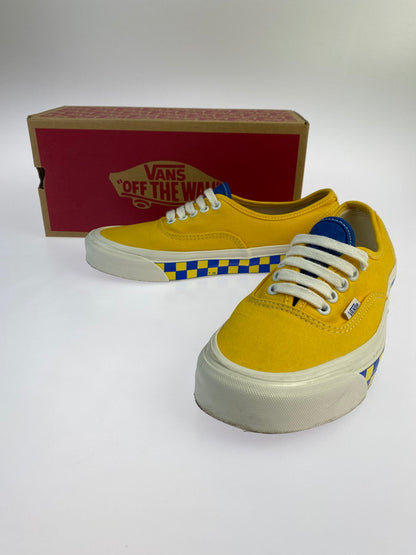 【中古美品】【メンズ】 VANS バンズ AUTHENTIC 44 DX VN0A54F241O オーセンティック 44 デラックス スニーカー 靴 162-240902-yn-09-min サイズ：25.5cm カラー：YELLOW/BLUE/SCE 万代Net店