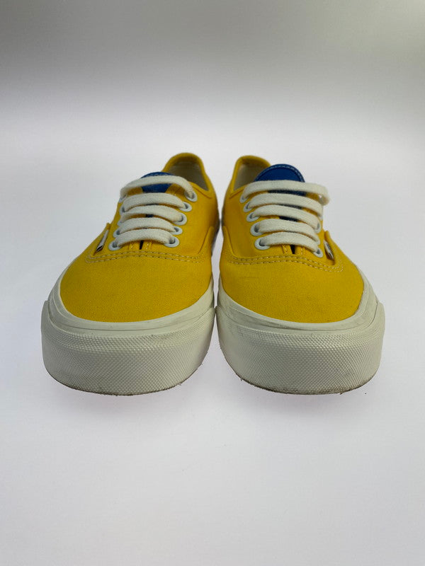 【中古美品】【メンズ】 VANS バンズ AUTHENTIC 44 DX VN0A54F241O オーセンティック 44 デラックス スニーカー 靴 162-240902-yn-09-min サイズ：25.5cm カラー：YELLOW/BLUE/SCE 万代Net店