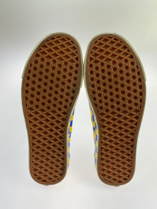 【中古美品】【メンズ】 VANS バンズ AUTHENTIC 44 DX VN0A54F241O オーセンティック 44 デラックス スニーカー 靴 162-240902-yn-09-min サイズ：25.5cm カラー：YELLOW/BLUE/SCE 万代Net店