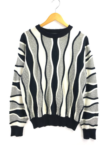 【現状渡し品】【メンズ】 ALAN STUART アラン・スチュアート 3D KNIT スリーディー ニット トップス 146-260913-rt-14-tagh サイズ：不明 下記参照 カラー：ブラック/ホワイト 万代Net店