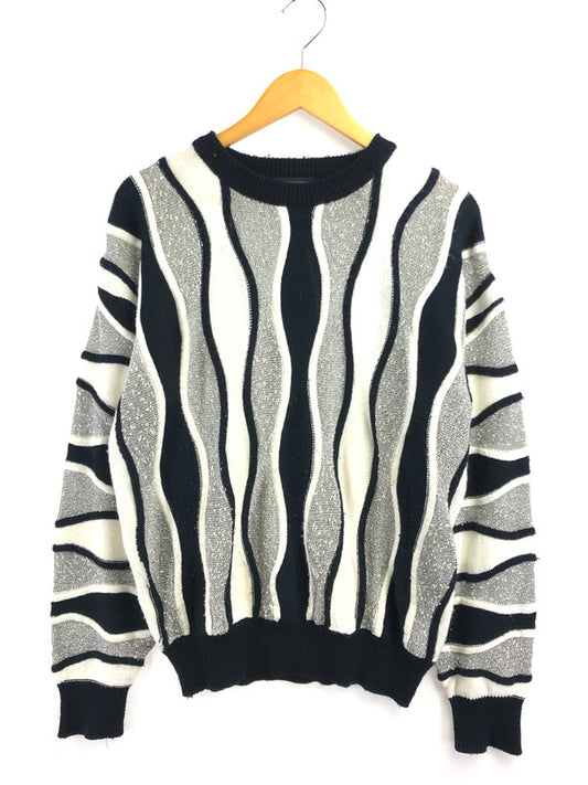 【現状渡し品】【メンズ】 ALAN STUART アラン・スチュアート 3D KNIT スリーディー ニット トップス 146-260913-rt-14-tagh サイズ：不明 下記参照 カラー：ブラック/ホワイト 万代Net店