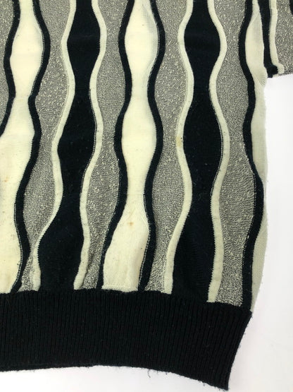 【現状渡し品】【メンズ】 ALAN STUART アラン・スチュアート 3D KNIT スリーディー ニット トップス 146-260913-rt-14-tagh サイズ：不明 下記参照 カラー：ブラック/ホワイト 万代Net店