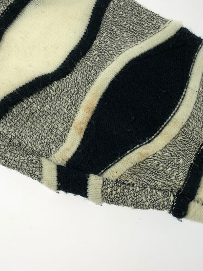 【現状渡し品】【メンズ】 ALAN STUART アラン・スチュアート 3D KNIT スリーディー ニット トップス 146-260913-rt-14-tagh サイズ：不明 下記参照 カラー：ブラック/ホワイト 万代Net店