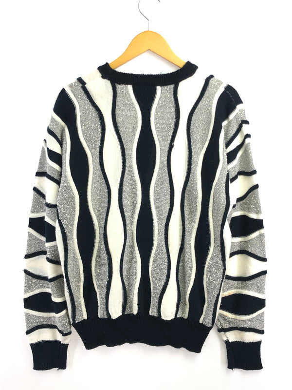 【現状渡し品】【メンズ】 ALAN STUART アラン・スチュアート 3D KNIT スリーディー ニット トップス 146-260913-rt-14-tagh サイズ：不明 下記参照 カラー：ブラック/ホワイト 万代Net店