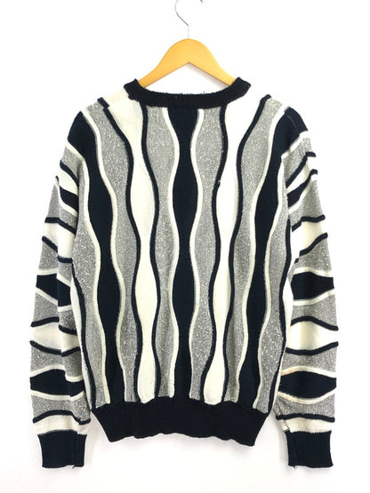 【現状渡し品】【メンズ】 ALAN STUART アラン・スチュアート 3D KNIT スリーディー ニット トップス 146-260913-rt-14-tagh サイズ：不明 下記参照 カラー：ブラック/ホワイト 万代Net店