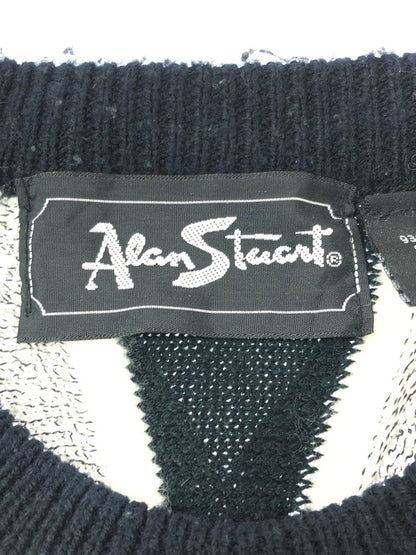 【現状渡し品】【メンズ】 ALAN STUART アラン・スチュアート 3D KNIT スリーディー ニット トップス 146-260913-rt-14-tagh サイズ：不明 下記参照 カラー：ブラック/ホワイト 万代Net店