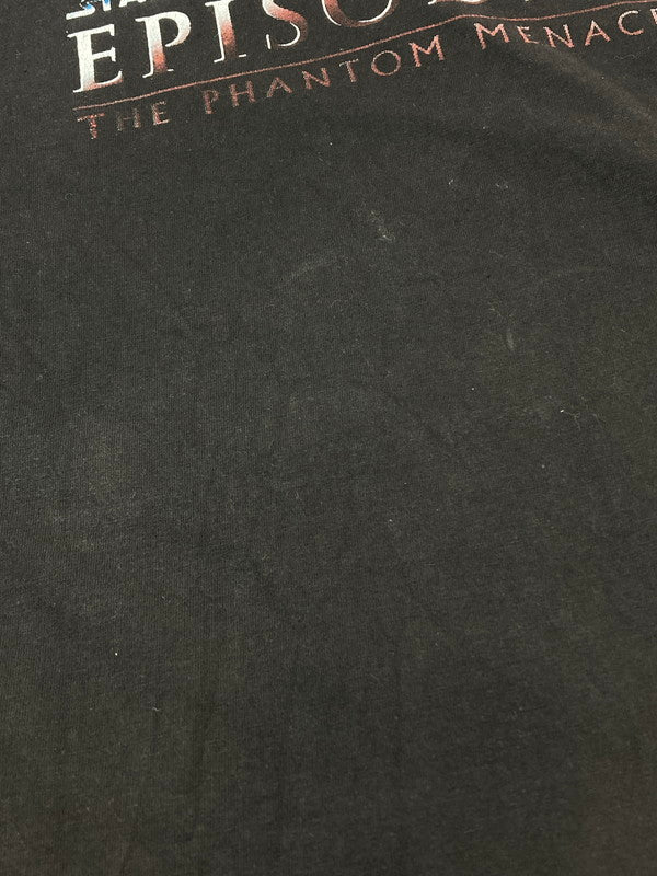 【中古品】【メンズ】 STAR WARS スターウォーズ 1999 EPISODE 1 90'S BOOTLEG TEE 1999年 エピソード1 90年代 ブートレッグTシャツ トップス 半袖 146-240829-ma-14-min サイズ：サイズ不明 カラー：黒 万代Net店