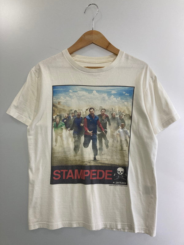 【中古品】【メンズ】  JACKASS NUMBER TWO PRINT S S TEE 146-240828-mo-11-min サイズ：S カラー：ホワイト 万代Net店