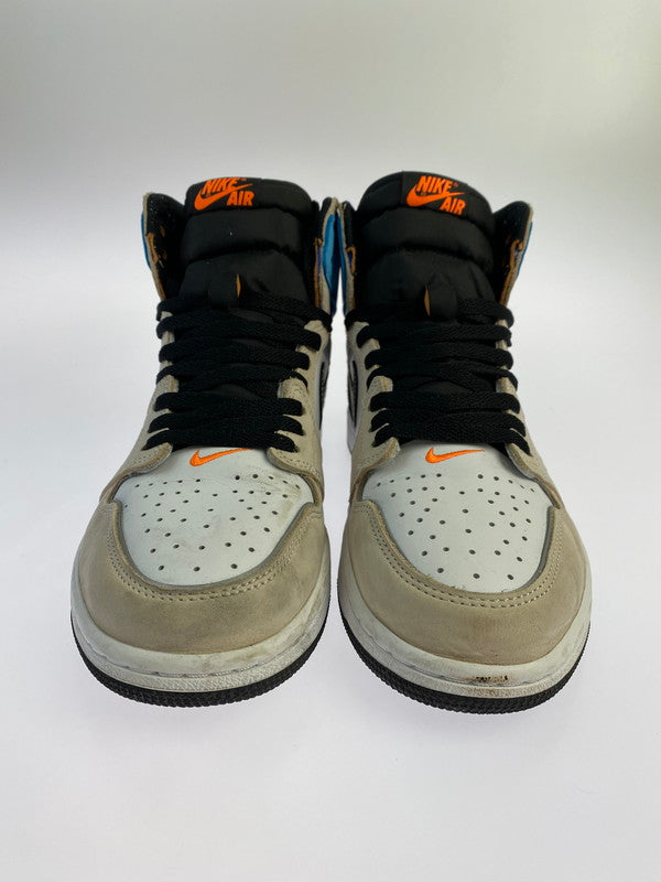 【中古品】【メンズ】 NIKE ナイキ AIR JORDAN 1 RETRO HIGH OG DC6515-100 エア ジョーダン 1 レトロ ハイ オリジナル スニーカー 靴 160-240830-yn-03-min サイズ：28.0cm US10 カラー：WHITE/TOTAL ORANGE-MULTI COLOR 万代Net店