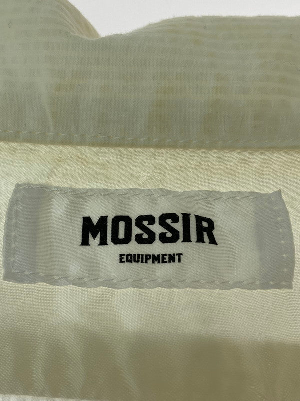 【中古品】【メンズ】  MOSSIR MOST004 PETRERI OPEN COLLAR SHIRT 145-240828-mo-10-min サイズ：36 カラー：ホワイト 万代Net店