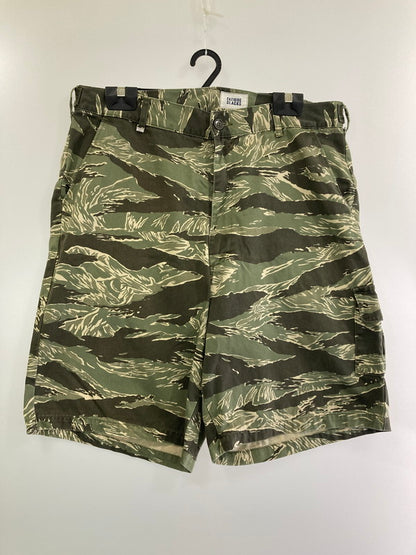 【中古品】【メンズ】  CORONA UTILITY FP022-23-01 FATIGUE SHORT SLACKS"TIGER STRIPE" 155-240828-mo-20-min サイズ：XL カラー：カーキ 万代Net店