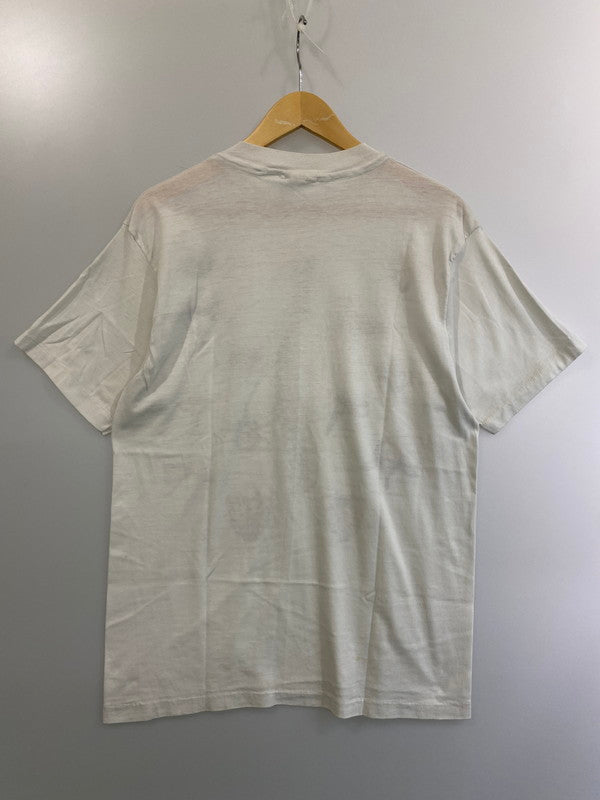 【現状渡し品】【メンズ】 HANES-FIFTY FIFTY- ヘインズフィフティフィフティ USA製 80S c1987 ANATOMICAL CHART T-SHIRT 半袖 146-250121-AS-40-min サイズ：L カラー：ホワイト 万代Net店