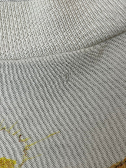 【現状渡し品】【メンズ】 HANES-FIFTY FIFTY- ヘインズフィフティフィフティ USA製 80S c1987 ANATOMICAL CHART T-SHIRT 半袖 146-250121-AS-40-min サイズ：L カラー：ホワイト 万代Net店