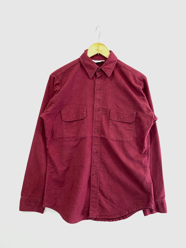 【中古品】【メンズ】 FIVE BROTHER ファイブブラザー 70-80S SHIRT シャツ トップス 146-240831-ks-35-min サイズ：M カラー：レッド系 万代Net店