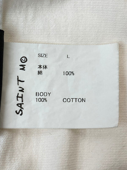 【中古品】【メンズ】 SAINT MICHAEL HEART SAINT S/S TEE SM-A23-0000-005 セントマイケル ショートスリーブTシャツ 半袖Tシャツ トップス 141-240831-yn-09-min サイズ：L カラー：ホワイト 万代Net店