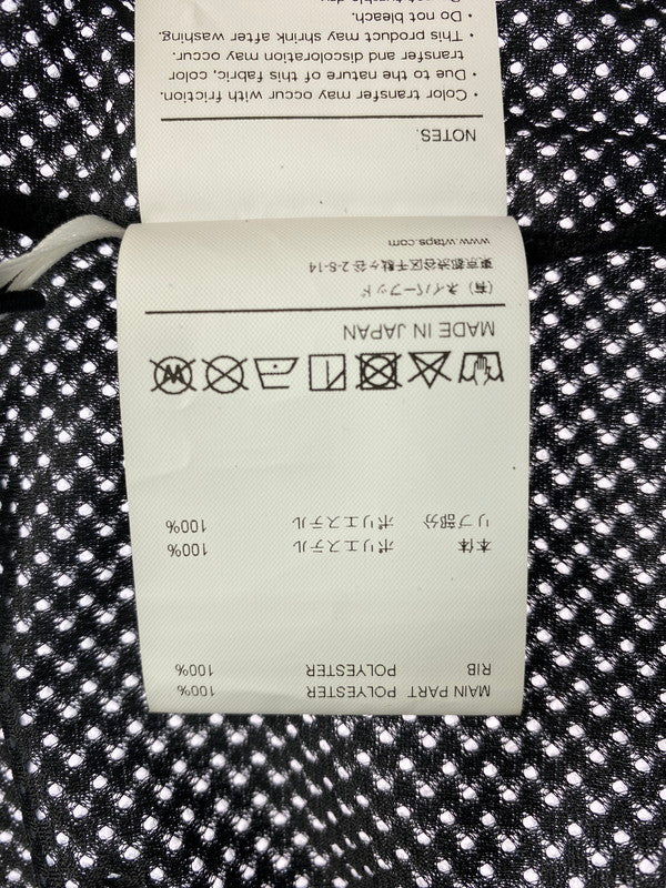 【中古品】【メンズ】 WTAPS ダブルタップス 241ATDT-CSM36 24SS QB SS POLY.ERA/NUMBERING MESH JERSEY SS TEE ナンバリングメッシュ ジャージー 半袖トップス 142-240902-me-19-min サイズ：2 カラー：ブラック 黒 万代Net店