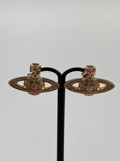 【LIFTる。景品】【中古品】【レディース】 Vivienne Westwood ヴィヴィアンウエストウッド MINI BAS RELIEF EARRINGS 62020033 ミニバス リリーフ ピアス アクセサリー 192-240906-yn-21-min カラー：ピンクゴールド 万代Net店