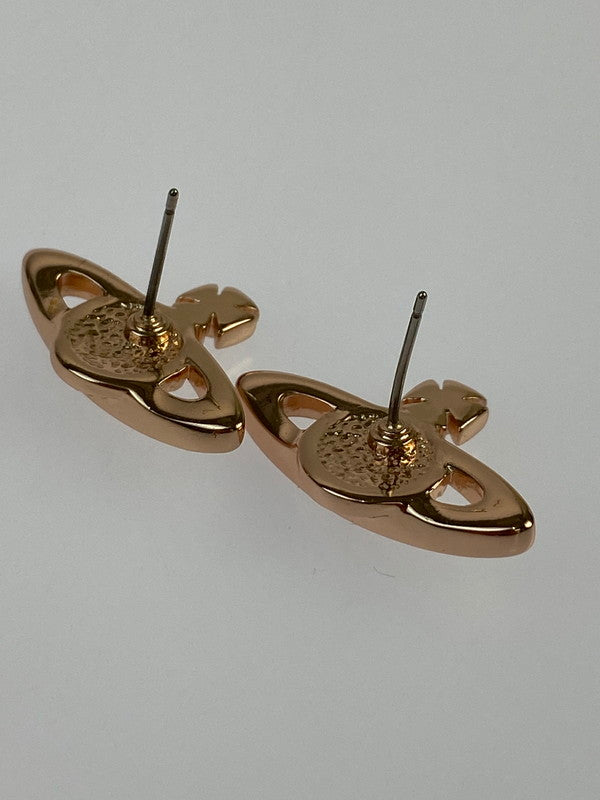 【LIFTる。景品】【中古品】【レディース】 Vivienne Westwood ヴィヴィアンウエストウッド MINI BAS RELIEF EARRINGS 62020033 ミニバス リリーフ ピアス アクセサリー 192-240906-yn-21-min カラー：ピンクゴールド 万代Net店