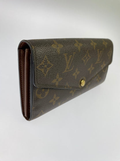 【中古品】【メンズ/レディース】 LOUIS VUITTON ルイ・ヴィトン モノグラム ポルトフォイユ サラ M60531 長財布 179-240906-yn-14-min カラー：ブラウン 万代Net店