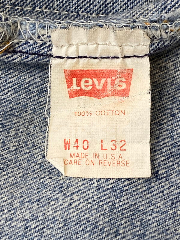 【現状渡し品】【メンズ】 Levi's リーバイス 501-0115 ボタン裏553 93年5月製造 USA製 90’S 501 DENIM PANTS デニムパンツ ジーパン ジーンズ ボトムス 157-240905-me-12-min サイズ：W40 カラー：インディゴ 万代Net店