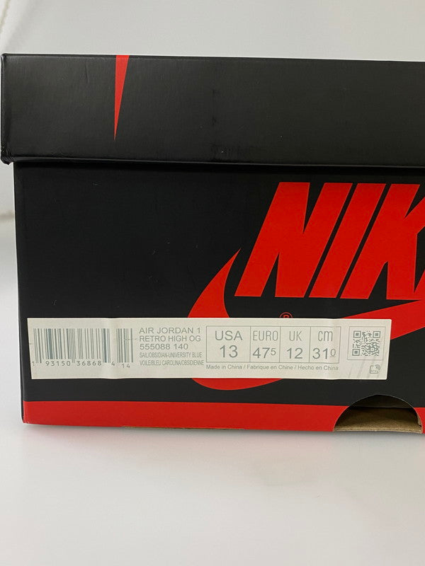 【中古品】【メンズ】 NIKE ナイキ 555088-140 AIR JORDAN 1 RETRO HIGH OG "OBSIDIAN” 靴 シューズ 160-240903-AS-1-min サイズ：31.0cm カラー：ブルー/ホワイト/ブラック 万代Net店