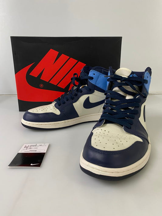 【中古品】【メンズ】 NIKE ナイキ 555088-140 AIR JORDAN 1 RETRO HIGH OG "OBSIDIAN” 靴 シューズ 160-240903-AS-1-min サイズ：31.0cm カラー：ブルー/ホワイト/ブラック 万代Net店