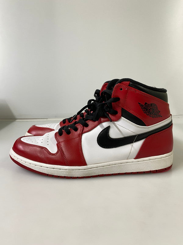 【中古品】【メンズ】 NIKE ナイキ 332550-163 AIR JORDAN １ RETRO HIGH ”CHICAGO” （2013） 靴 シューズ ハイカット 160-240903-AS-4-min サイズ：31.0cm カラー：レッド/ホワイト/ブラック 万代Net店