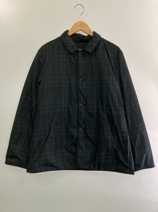 【中古品】【メンズ】 BURBERRY バーバリー REVERSIBLE JACKET リバーシブル ジャケット アウター 141-240903-yn-08-min カラー：ブラック/ダークグリーン 万代Net店