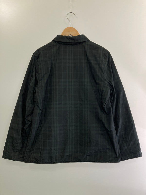 【中古品】【メンズ】 BURBERRY バーバリー REVERSIBLE JACKET リバーシブル ジャケット アウター 141-240903-yn-08-min カラー：ブラック/ダークグリーン 万代Net店