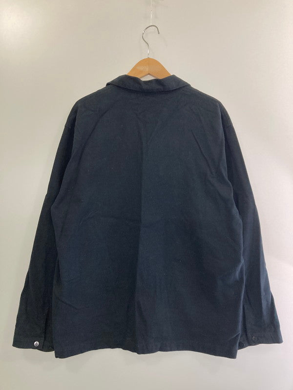 【中古品】【メンズ】  NEST ROBE CONFEC ネストローブ コンフェクト 02214-0051 フランネルワークスモック 長袖トップス 140-240902-me-01-min サイズ：3 カラー：ネイビー 万代Net店