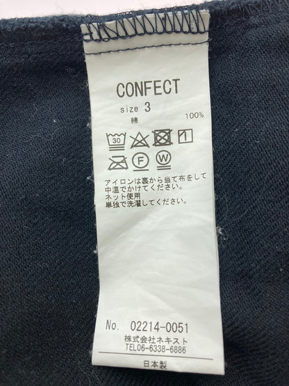 【中古品】【メンズ】  NEST ROBE CONFEC ネストローブ コンフェクト 02214-0051 フランネルワークスモック 長袖トップス 140-240902-me-01-min サイズ：3 カラー：ネイビー 万代Net店