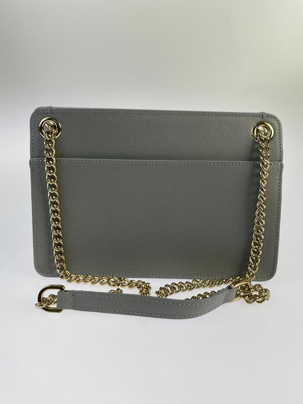 【LIFTる。景品】【中古品】【レディース】 Furla フルラ BELLA SHOULDER AND CROSSBODY BAG ベラ ショルダーアンド クロスボディバッグ 188-240909-me-18-min カラー：グレー 万代Net店