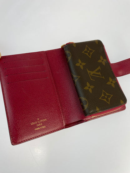 【LIFTる。景品】【中古品】【レディース】 LOUIS VUITTON ルイ・ヴィトン モノグラム・ポルトフォイユ ジュリエット M69433 二つ折り財布 179-240906-yn-13-min カラー：ワインレッド 万代Net店