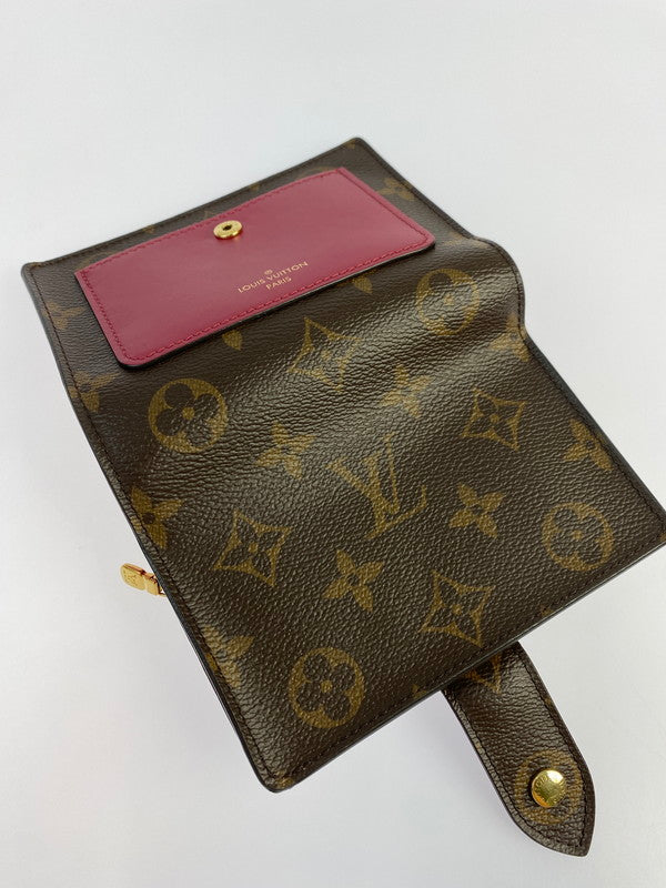 【LIFTる。景品】【中古品】【レディース】 LOUIS VUITTON ルイ・ヴィトン モノグラム・ポルトフォイユ ジュリエット M69433 二つ折り財布 179-240906-yn-13-min カラー：ワインレッド 万代Net店