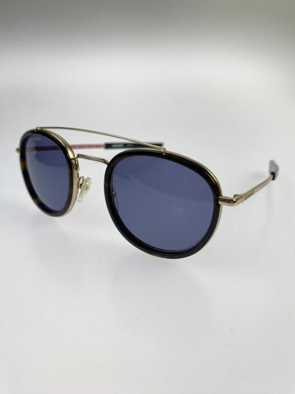 【中古美品】【メンズ】 DSQUARED2 ディースクエアード S 086KU SUNGLASSES D2 0011 サングラス メガネ  203-240909-em-4-min サイズ：51□24 140 カラー：ゴールド/ブルー 万代Net店