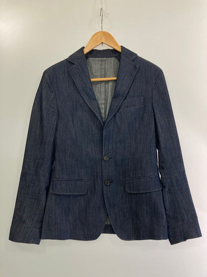 【中古品】【メンズ】 DSQUARED2 ディースクエアード DENIM SET UP S74FT0422 デニムセットアップ ジャケット ボトムス 141-240903-yn-07-min サイズ：42 カラー：ネイビー 万代Net店