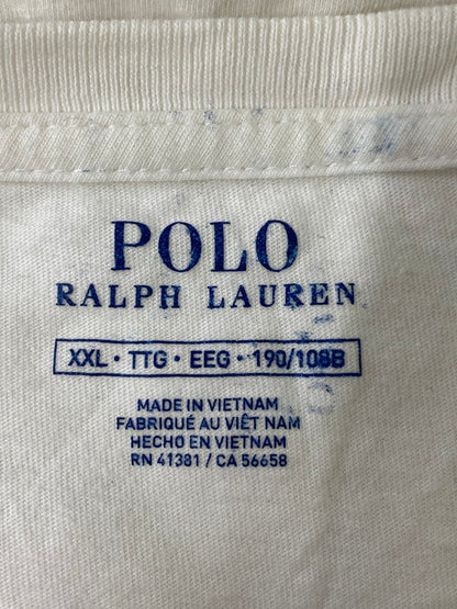 【中古品】【メンズ】 POLO RALPH LAUREN ポロ・ラルフローレン POLO BEAR LONG SLEEVE TEE ロングスリーブTシャツ 長袖Tシャツ トップス 147-240903-yn-24-min サイズ：XXL カラー：ホワイト 万代Net店