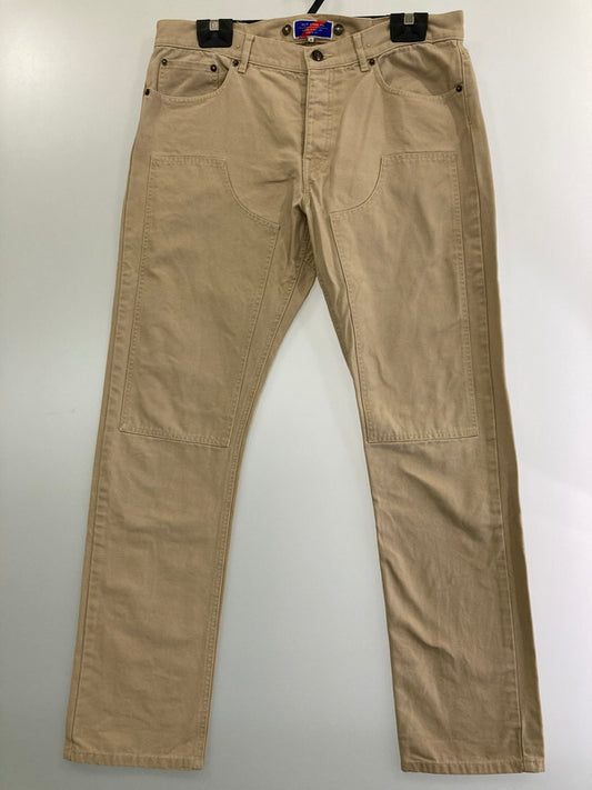 【中古品】【メンズ】  BEST MADE CO. ベスト メイド カンパニー USA製 BROWN DUCK DOUBLE KNEE WORK PANTS ダブルニーワークパンツ ボトムス 157-240902-me-33-min サイズ：35 カラー：ベージュ 万代Net店