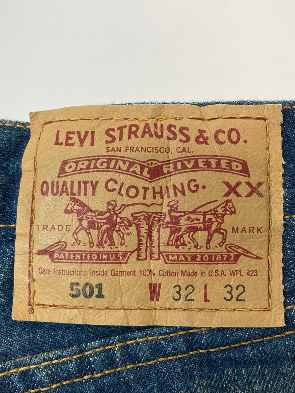 【中古品】【メンズ】 Levi's リーバイス 刻印553 USA製 00年6月製造 00S 501 DENIM PANTS ボトムス デニムパンツ 157-240903-jt-16-min サイズ：32×32 カラー：インディゴ 万代Net店