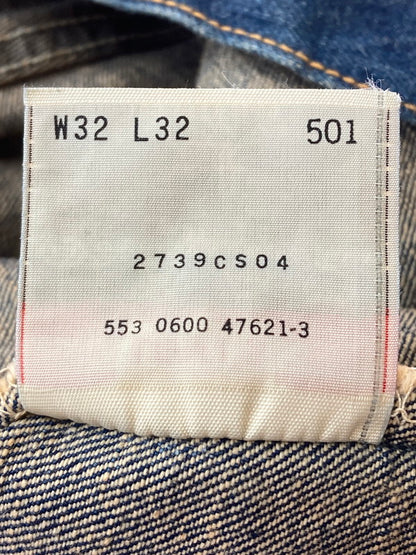 【中古品】【メンズ】 Levi's リーバイス 刻印553 USA製 00年6月製造 00S 501 DENIM PANTS ボトムス デニムパンツ 157-240903-jt-16-min サイズ：32×32 カラー：インディゴ 万代Net店