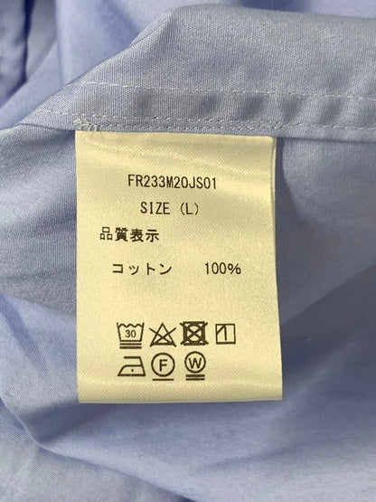 【中古品】【メンズ】  FARAH ファーラー 23AW 別注 ボタンダウンシャツ 長袖トップス 140-241010-me-01-min サイズ：L カラー：ブルー 万代Net店