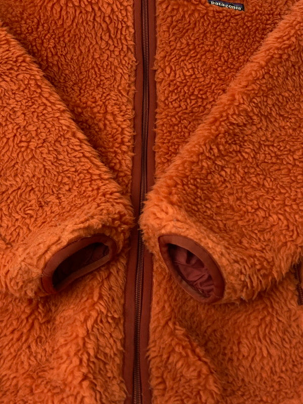 【中古品】【レディース】 patagonia パタゴニア RETRO X FLEECE CARDIGAN 23065FA12 レトロX フリースカーディガン アウター 169-240906-yn-07-min サイズ：S カラー：オレンジ 万代Net店