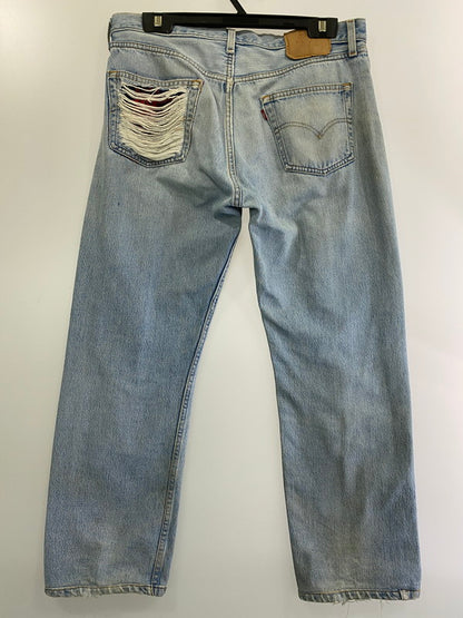 【中古品】【メンズ】 Levi's リーバイス 501-0134 501 DENIM PANT デニムパンツ ジーンス ジーパン ボトムス 157-240905-me-13-min サイズ：W36L30 カラー：インディゴ 万代Net店