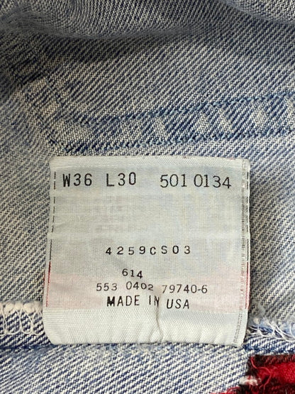 【中古品】【メンズ】 Levi's リーバイス 501-0134 501 DENIM PANT デニムパンツ ジーンス ジーパン ボトムス 157-240905-me-13-min サイズ：W36L30 カラー：インディゴ 万代Net店