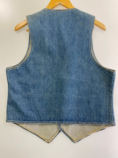 【中古品】【メンズ】 Levi's リーバイス 60505-0213 70’S DENIM VEST デニム ベスト 146-240905-me-06-min サイズ：L カラー：インディゴ 万代Net店