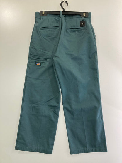 【中古品】【メンズ】 HUF ハフ WORKER PANT FOR DICKIES ディッキーズ ワークパンツ ボトムス 153-240906-yn-10-min サイズ：30 カラー：グリーン系 万代Net店