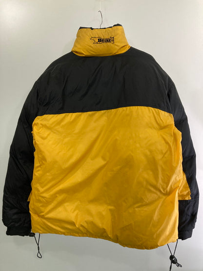 【中古品】【メンズ】  BEAR USA REVERSIBLE DOWN JACKET ベアー ユーエスエー リバーシブル ダウンジャケット アウター 146-240906-yn-01-min サイズ：L カラー：イエロー/ブラック 万代Net店