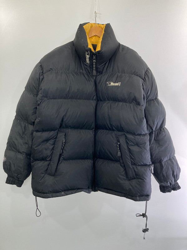 【中古品】【メンズ】  BEAR USA REVERSIBLE DOWN JACKET ベアー ユーエスエー リバーシブル ダウンジャケット アウター 146-240906-yn-01-min サイズ：L カラー：イエロー/ブラック 万代Net店