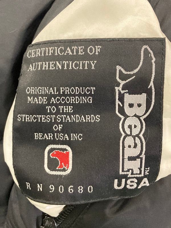 【中古品】【メンズ】  BEAR USA REVERSIBLE DOWN JACKET ベアー ユーエスエー リバーシブル ダウンジャケット アウター 146-240906-yn-01-min サイズ：L カラー：イエロー/ブラック 万代Net店