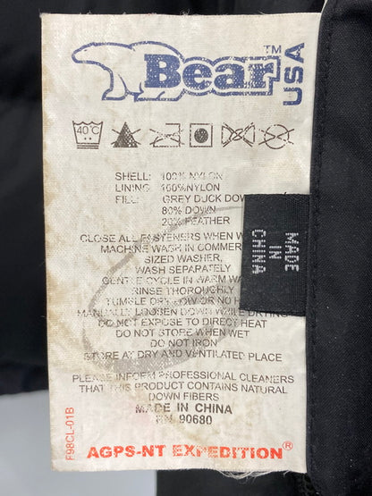 【中古品】【メンズ】  BEAR USA REVERSIBLE DOWN JACKET ベアー ユーエスエー リバーシブル ダウンジャケット アウター 146-240906-yn-01-min サイズ：L カラー：イエロー/ブラック 万代Net店